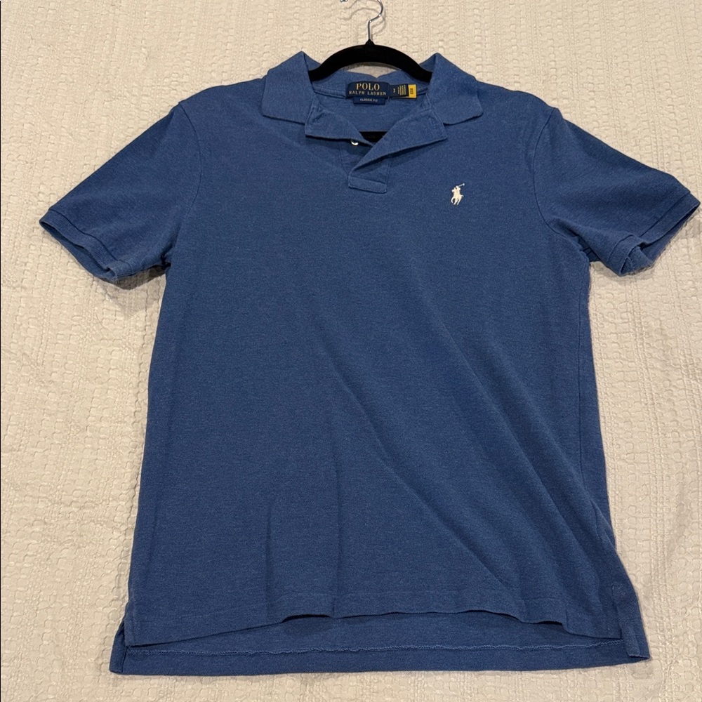 Polo by Ralph Lauren Men's Classic Blue Polo Shirt